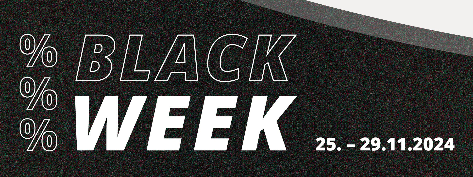 Black Week Ankündigung 1920x720px